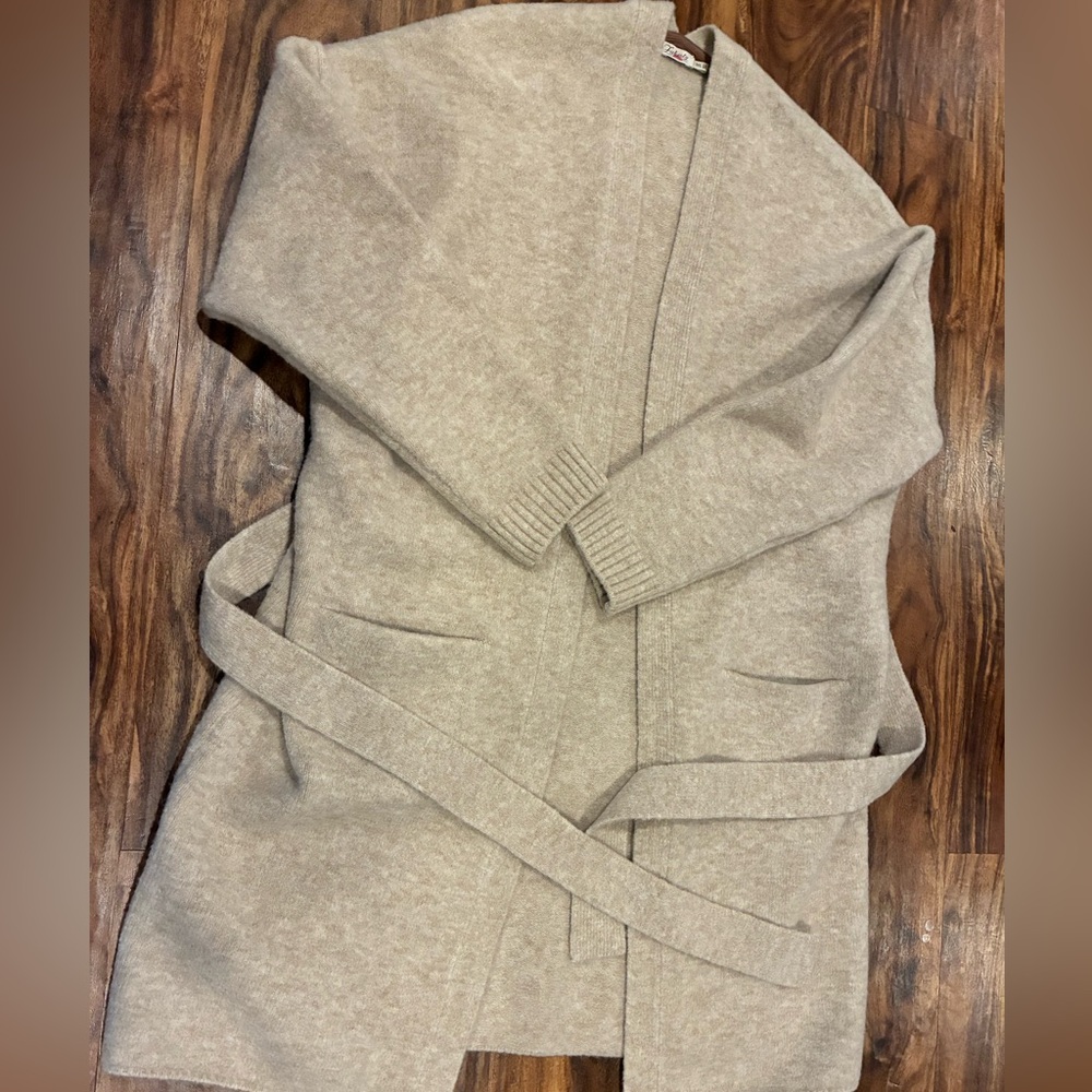 Faherty Sweater Legend Coat in Beige